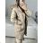 Women's winter coat (S-2XL) POLISH FASHION PMWC22AGJ9062 béžová S