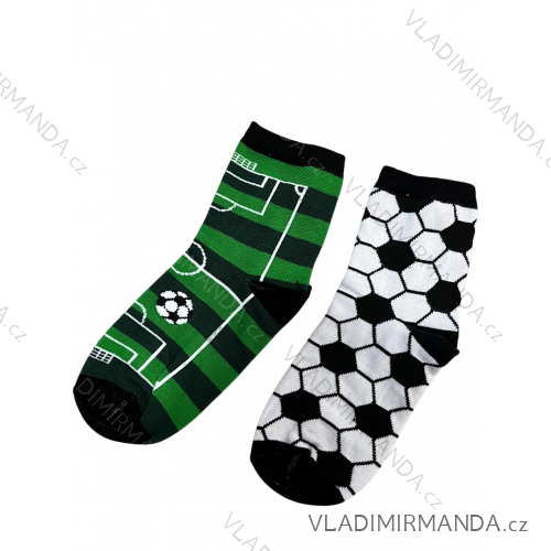 Men's socks thin (42-46) POLISH MODA DPP20003  Black and green