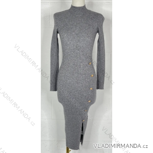 Women's Elegant Long Sleeve Dress (S/M ONE SIZE) ITALIAN FASHION IMPBB23B20866