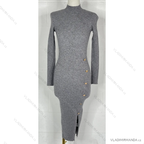 Women's Elegant Long Sleeve Dress (S/M ONE SIZE) ITALIAN FASHION IMPBB23B20866