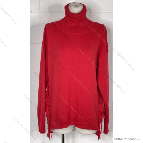 Women's Long Sleeve Turtleneck Sweater (S/M ONE SIZE) ITALIAN FASHION IMPBB23Z8073