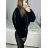 Women's Autumn/Winter Short Jacket (S-2XL) ITALSKA  MODA IMHEF238850 black S/M