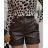 Women's Leatherette Shorts (S-XL) ITALIAN FASHION IMWAE234548