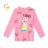 T-shirt long sleeve with sequins children adolescent girls (116-146) KUGO B3258