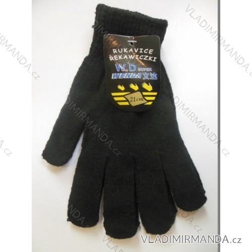 Gloves women stretch (one size) W.D. STM2010 black ONE SIZE