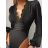 Women's long sleeve bodysuit (S/M ONE SIZE) ITALIAN FASHION IMWAE234304