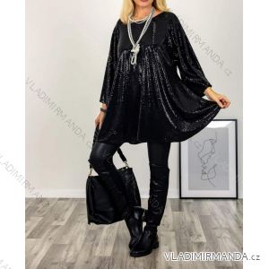 Women's Elegant Long Sleeve Dress (S/M ONE SIZE) ITALIAN FASHION IMM23M6062