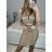 Women's Sequin Strappy Top and Skirt Set (S/M ONE SIZE) ITALIAN FASHION IMC23506