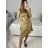 Women's Elegant Long Sleeve Dress (S/M ONE SIZE) ITALIAN FASHION IMM23M6062 S/M Brown