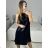 Sexy mini strapless dress for women (S / M ONE SIZE) ITALIAN FASHION IMM22922 S/M black