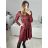 Women's Elegant Long Sleeve Dress (S/M ONE SIZE) ITALIAN FASHION IMM23M6062