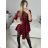 Women's Long Sleeve Shirt Dress (S/M/L ONE SIZE) ITALIAN FASHION IMC22658
