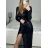 Women's Long Chiffon Short Sleeve Dress (S/M ONE SIZE) ITALIAN FASHION IMWGS231048