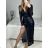 Women's Long Chiffon Short Sleeve Dress (S/M ONE SIZE) ITALIAN FASHION IMWGS231048