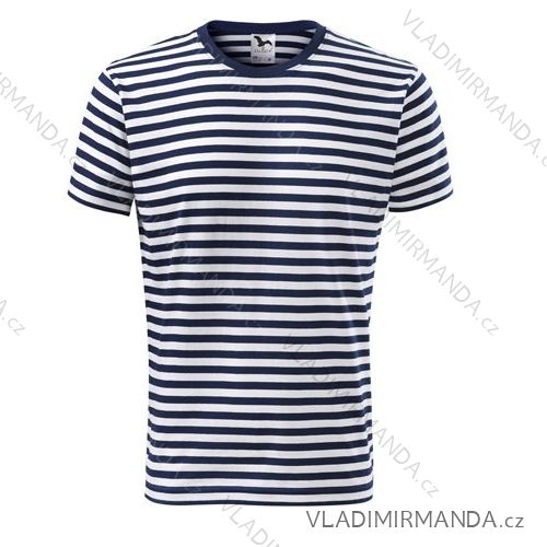 T-shirt sailor short sleeve unisex navy striped (xs-xxl) ADVERTISING TEXTILE 803A
