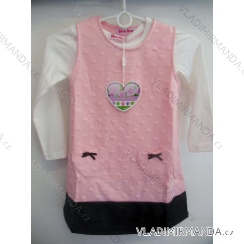 T-Shirt Long Sleeve Girls (98-128) GLASS BEAR P-2051
