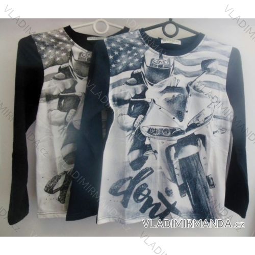 T-shirt long sleeve teen boy (134-164) GLASS BEAR C-2146
