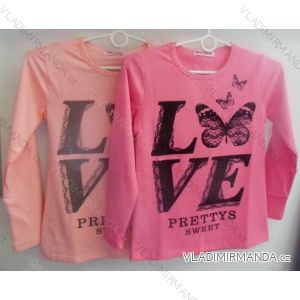 T-shirt long sleeve teen girl (134-164) GLASS BEAR P-2038
