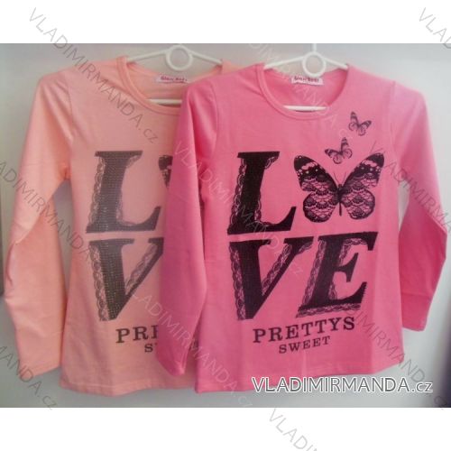 T-shirt long sleeve teen girl (134-164) GLASS BEAR P-2038
