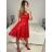 Women's strapless tulle party dress (XS/S/M/L ONE SIZE) ITALIAN FASHION IMC23498