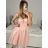 Women's tulle strapless party dress (XS/S/M/L ONE SIZE) ITALIAN FASHION IMC23498