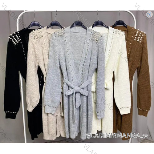 Women's Long Sleeve Cardigan (S/M ONE SIZE) ITALIAN FASHION IMPLP2310080010