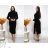 Women's Plus Size Knitted Turtleneck Long Sleeve Dress (L/XL/2XL ONE SIZE) ITALIAN FASHION IM4221085