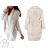 Cardigan knitted long sleeve women (UNI S / M) ITALIAN FASHION IMD20425 -   Dark beige
,   M / L