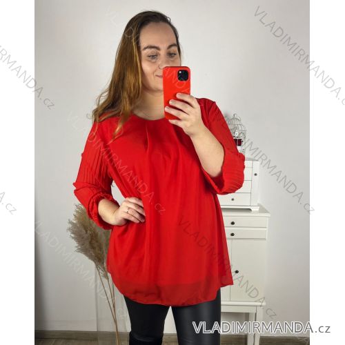 Tunic / blouse long sleeve women's oversized (3XL / 4XL ONE SIZE) ITALIAN FASHION IMWQ2191650