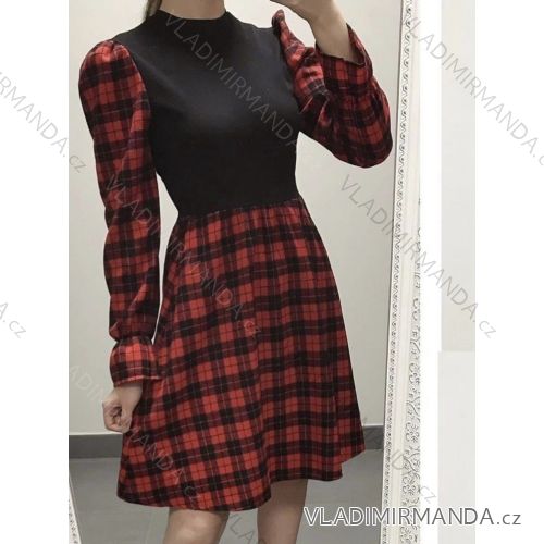 Women's Long Sleeve Christmas Dress (S/M ONE SIZE) ITALIAN FASHION IMHMS23072