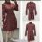 Women's Elegant Long Sleeve Dress (S/M ONE SIZE) ITALIAN FASHION IMM23M56723