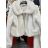 Women's Long Sleeve Fur Bolero (S/M ONE SIZE) ITALIAN FASHION IMHMS23083