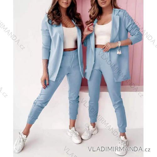 Set of long sweatpants and long sleeve sweatshirt for women (UNI S / L) TURKISH FASHION IMK20148 -   Light blue,   S/M