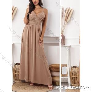 Women's Long Chiffon Short Sleeve Dress (S/M ONE SIZE) ITALIAN FASHION IMWGS231048