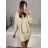 Women's Mini Elegant Bat Sleeve Long Sleeve Dress (S/M ONE SIZE) ITALIAN FASHION IMC23463