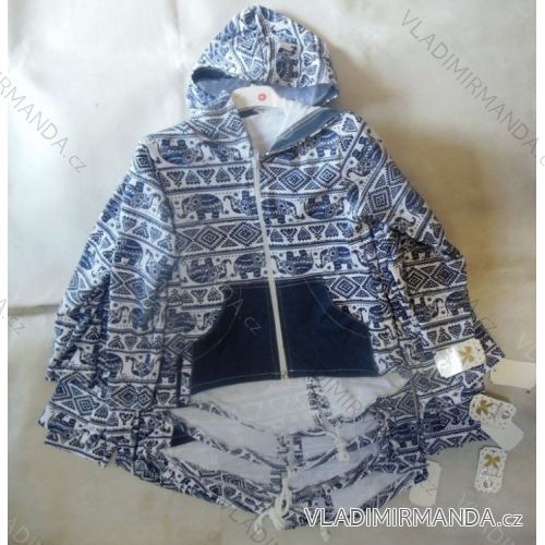 Sweatshirt baby girl hooded (4-14 years) ITALIAN MOTHER 857-1IMM
