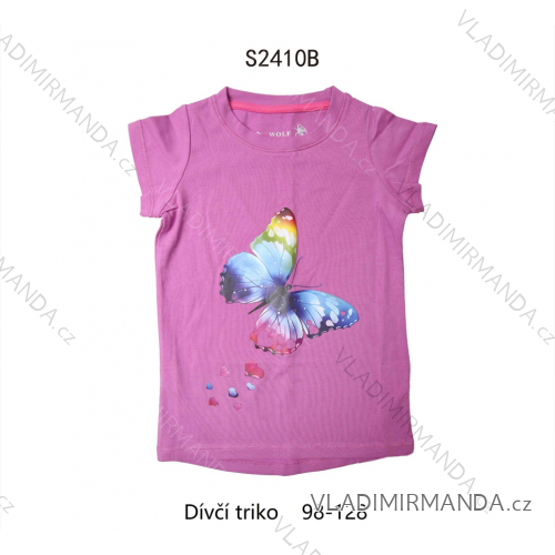 T-shirt short sleeve women (s-xxl) WOLF D2841