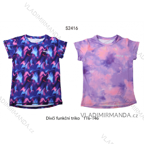 T-shirt short sleeve women (s-xxl) WOLF D2841