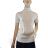 Women's Short Sleeve Turtleneck Knitted T-Shirt (S/M ONE SIZE) ITALIAN FASHION IMWCJ23023