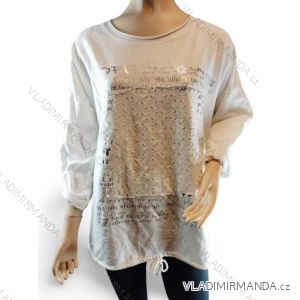 Women's Plus Size Long Sleeve Tunic (XL/2XL/3XL ONE SIZE) ITALIAN FASHION IM423616