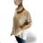 Women's Plus Size Long Sleeve Tunic (XL/2XL/3XL ONE SIZE) ITALIAN FASHION IM423616 XL/2XL black