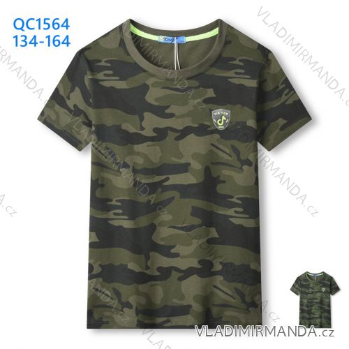 T-shirt short sleeve youth camouflage (134-164) KUGO QC1566