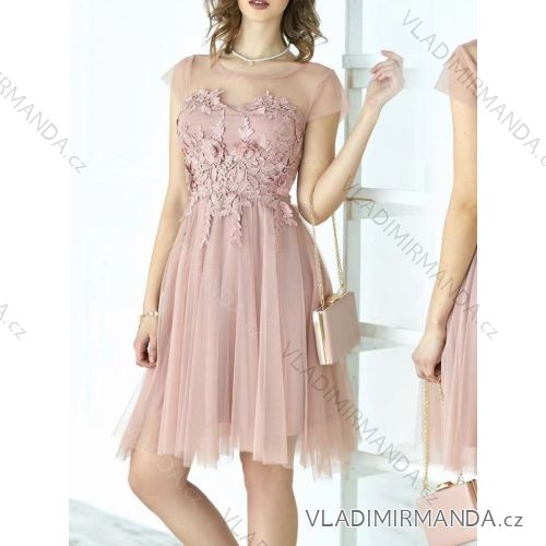 Elegant Sleeveless Ball Gown Lace (uni s-m) ITALIAN FASHION IM919919