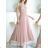 Elegant Sleeveless Ball Gown Lace (uni s-m) ITALIAN FASHION IM919919