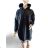 Women's Plus Size Long Sleeve Hooded Sweatshirt Dress (2XL/3XL ONE SIZE) ITALIAN FASHION IM423680