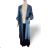 Women's Long Sleeve Knitted Cardigan (S/M ONE SIZE) ITALIAN FASHION IMWAD223390