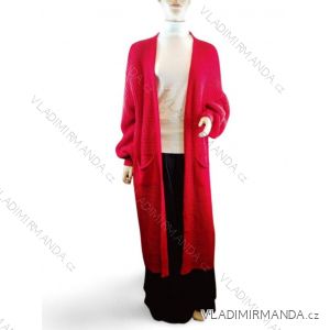 Women's Long Sleeve Knitted Cardigan (S/M ONE SIZE) ITALIAN FASHION IMWAD223390