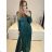 Women's Long Chiffon Short Sleeve Dress (S/M ONE SIZE) ITALIAN FASHION IMWGS231048