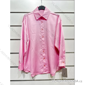 Women's Long Sleeve Shirt (S/M ONE SIZE) ITALIAN FASHION IMPSH232686