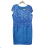 Women's short sleeve dress oversized (L-3XL) POLISH FASHION PMF20013, Colour   Royal blue, Size   44